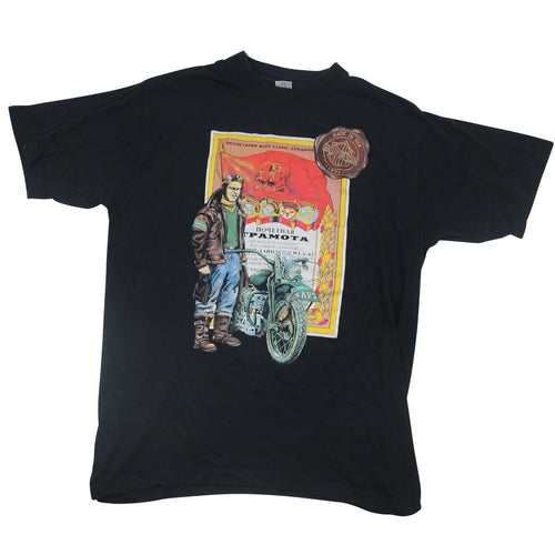 Vintage Harley Davidson of Moscow Graphic T Shirt