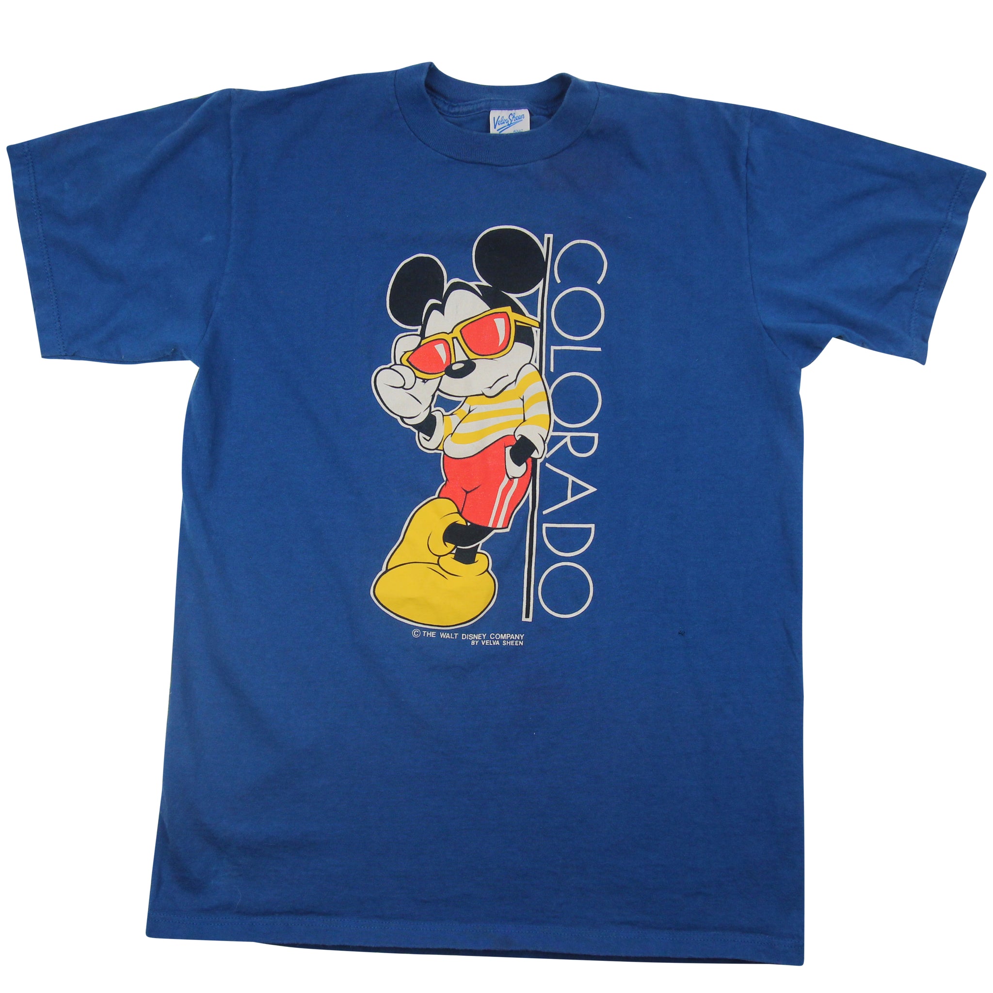 Vintage Velva Sheen Mickey Mouse Colorado Graphic T Shirt - M