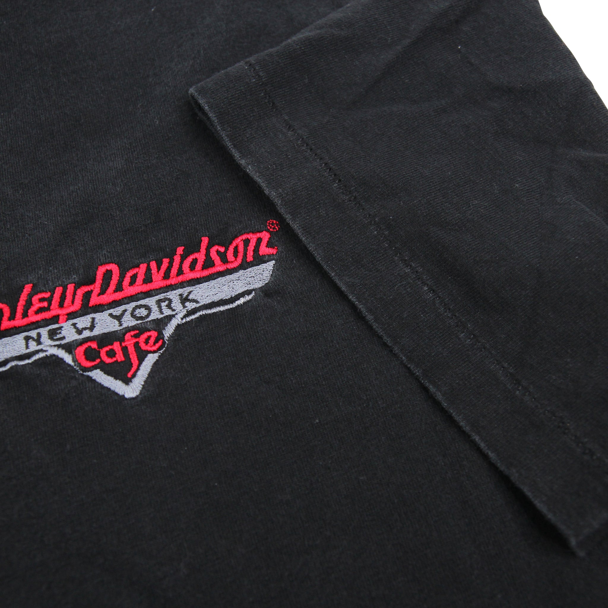 Vintage Harley Davidson Cafe New York Embroidered Shirts - L – Jak