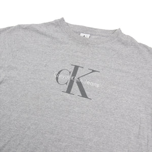 Vintage Calvin Klein Graphic Spellout T Shirt - S/M