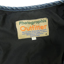 Load image into Gallery viewer, Vintage Denim Tactical Photography Vest - XL