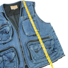 Load image into Gallery viewer, Vintage Denim Tactical Photography Vest - XL