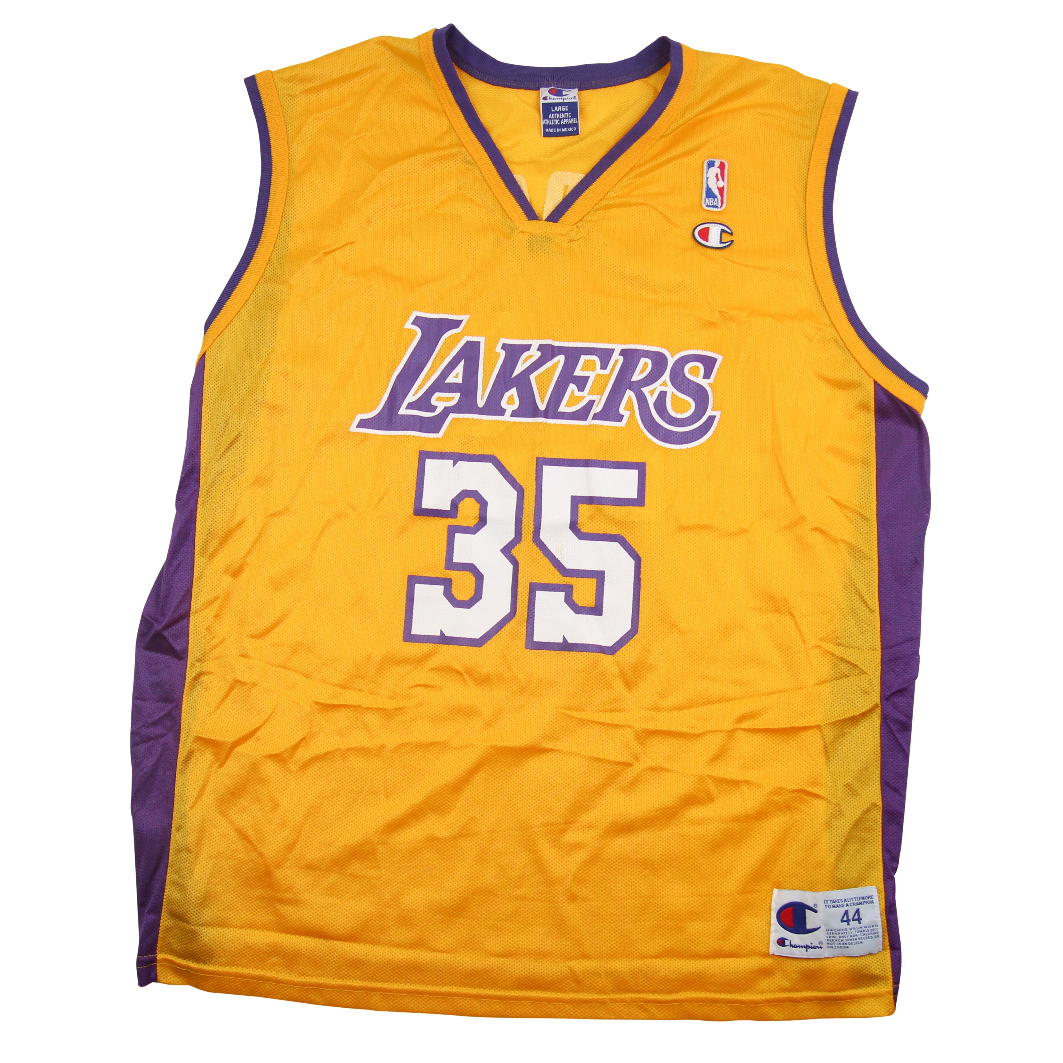 Vintage Champion Lakers #35 Mark Madsen Jersey - L – Jak of all Vintage