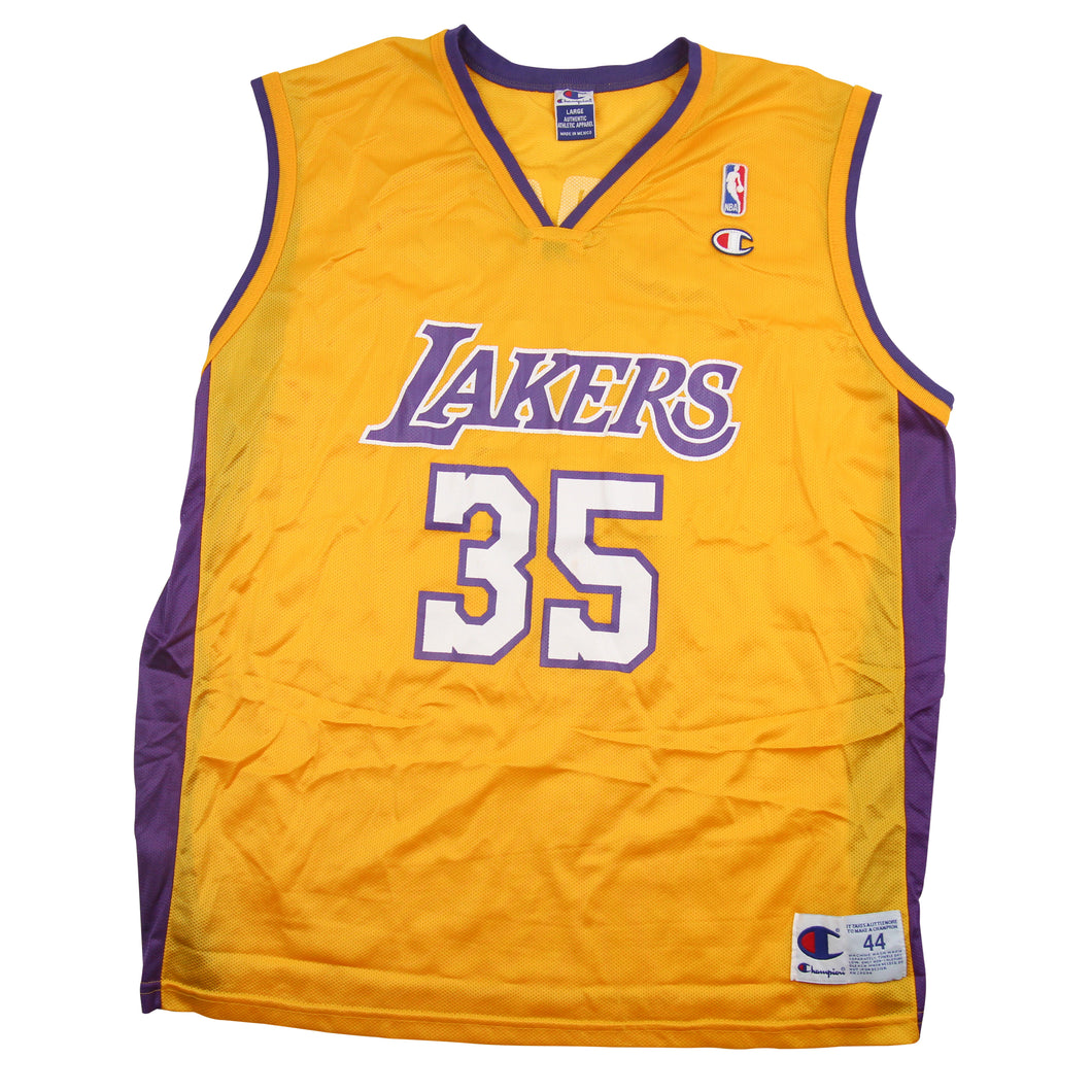 Authentic Shaquille O'Neal Los Angeles Lakers Jersey 44 L Champion