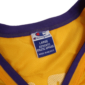 Vintage Champion Lakers #35 Mark Madsen Jersey - L