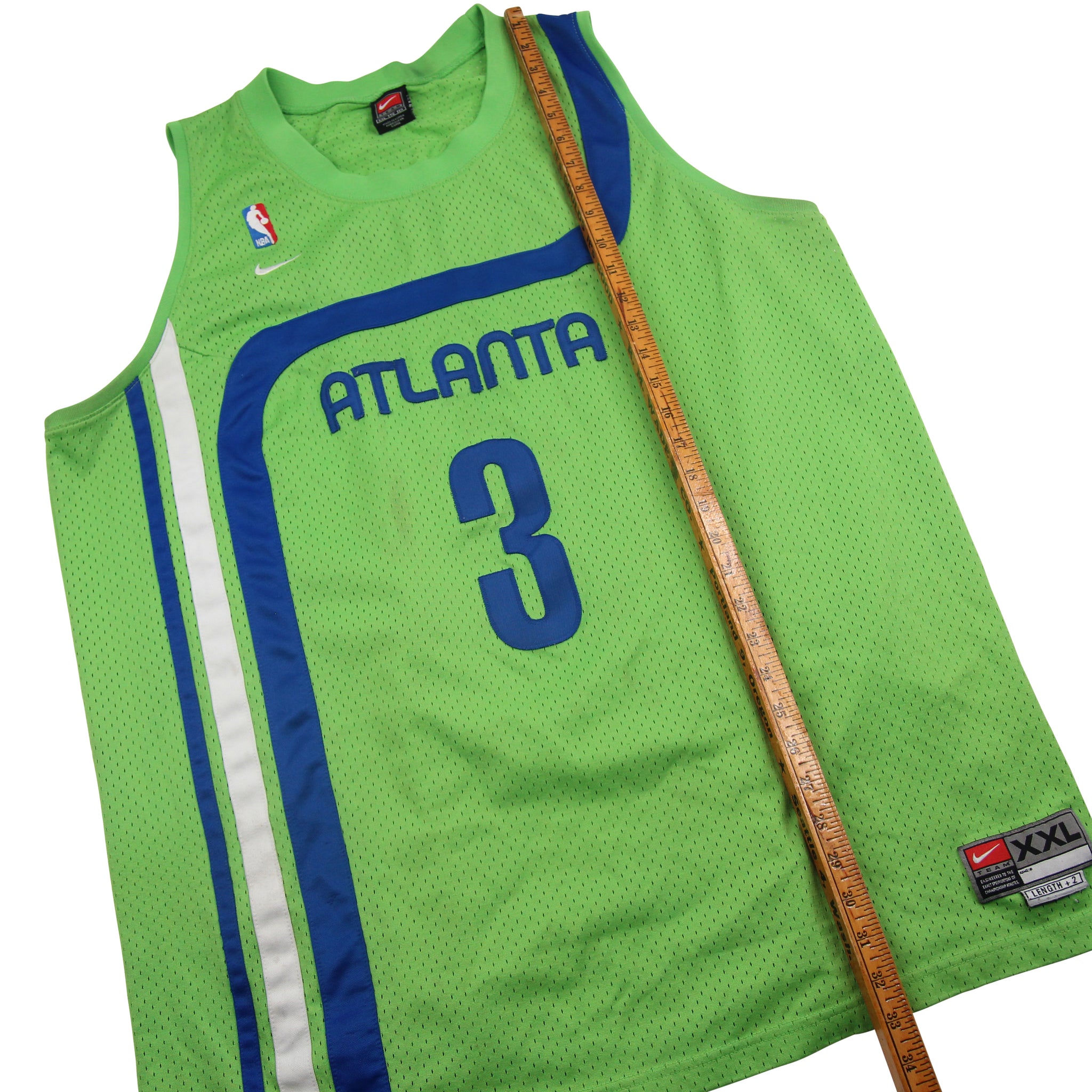 Vintage Nike Atlanta Hawks #3 Shareef Abdur-Rahim Jersey - XXL – Jak of all  Vintage