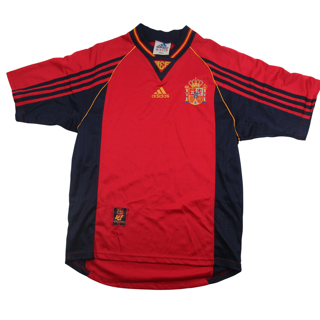 Vintage '98/'99 Adidas Spain Espana Euro Cup soccer jersey - M
