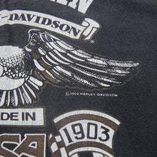 Load image into Gallery viewer, Vintage Harley Davidson Graphic Spellout T Shirt by Holoubek