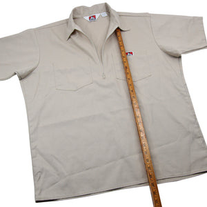 Vintage Ben Davis 1/4 Zip Work Shirt - L