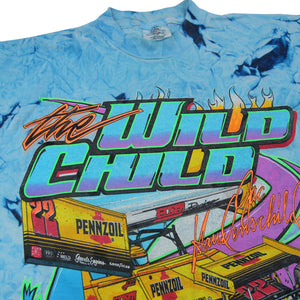 Vintage 1997 Sprint Car Racing "The Wild Child" Graphic T Shirt - XL