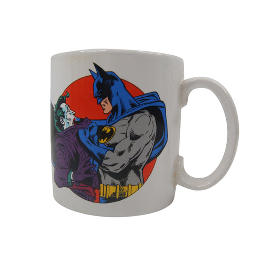 Vintage 1989 Batman vs The Joker Graphic Mug - OS
