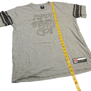 Vintage Stussy "Ready,Steady,Go!!" Graphic T Shirt - L