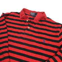 Load image into Gallery viewer, Vintage Polo Ralph Lauren Striped Long Sleeve Polo Shirt - XL