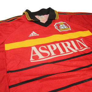 Vintage 1998-00 Adidas Bayer Leverkusen Aspirin Jersey SIGNED - XL