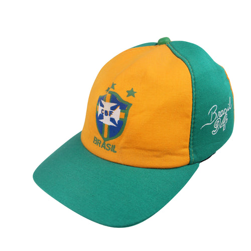Vintage 1994 Brazil World Cup Snapback Hat - OS