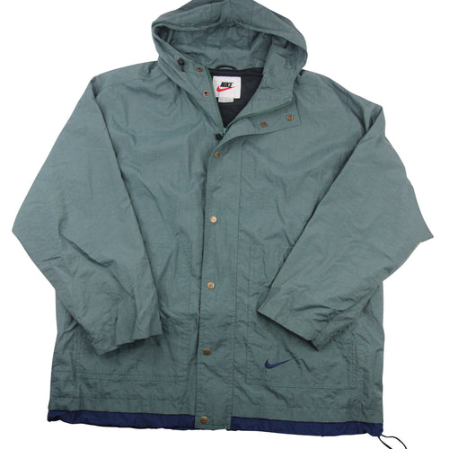 Vintage Nike Small Swoosh Long Jacket - L