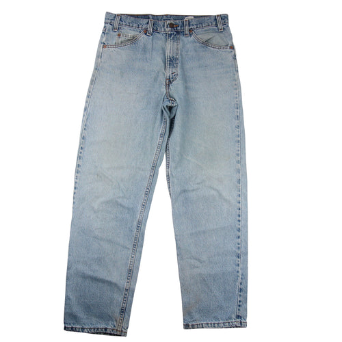 Vintage Levis 555 Orange Tab Relaxed Fit Straight Leg Denim Jeans - 33