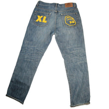 Load image into Gallery viewer, Vintage XLarge Pocket Spellout Jeans - 34&quot;x30&quot;