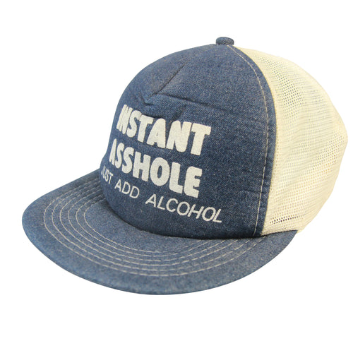 Instant Asshole Just Add Alcohol Trucker Hat - OS