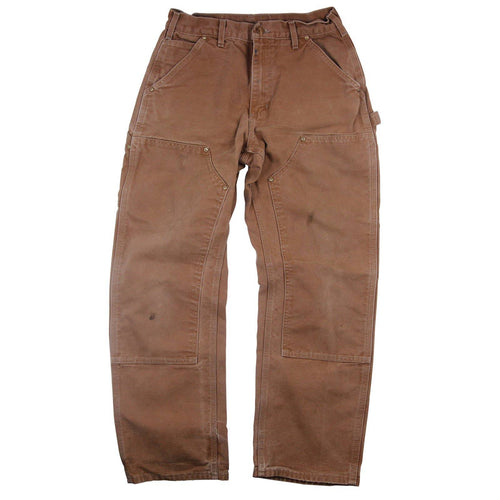 Vintage Carhartt Lightly Distressed Double Knee Canvas Pants - 31