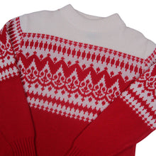 Load image into Gallery viewer, Vintage 70s Nordic Print Knit Sweater - WMNS M