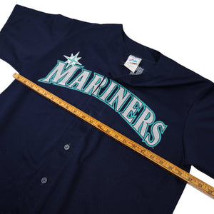 Vintage Majestics Seattle Mariners #3 Alex Rodriguez Baseball Jersey - L