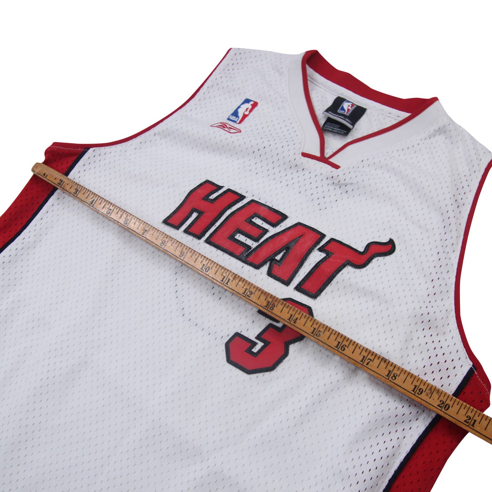 REEBOK Team Apparel NBA AUTHENTICS DWAYNE WADE Miami Heat Jersey