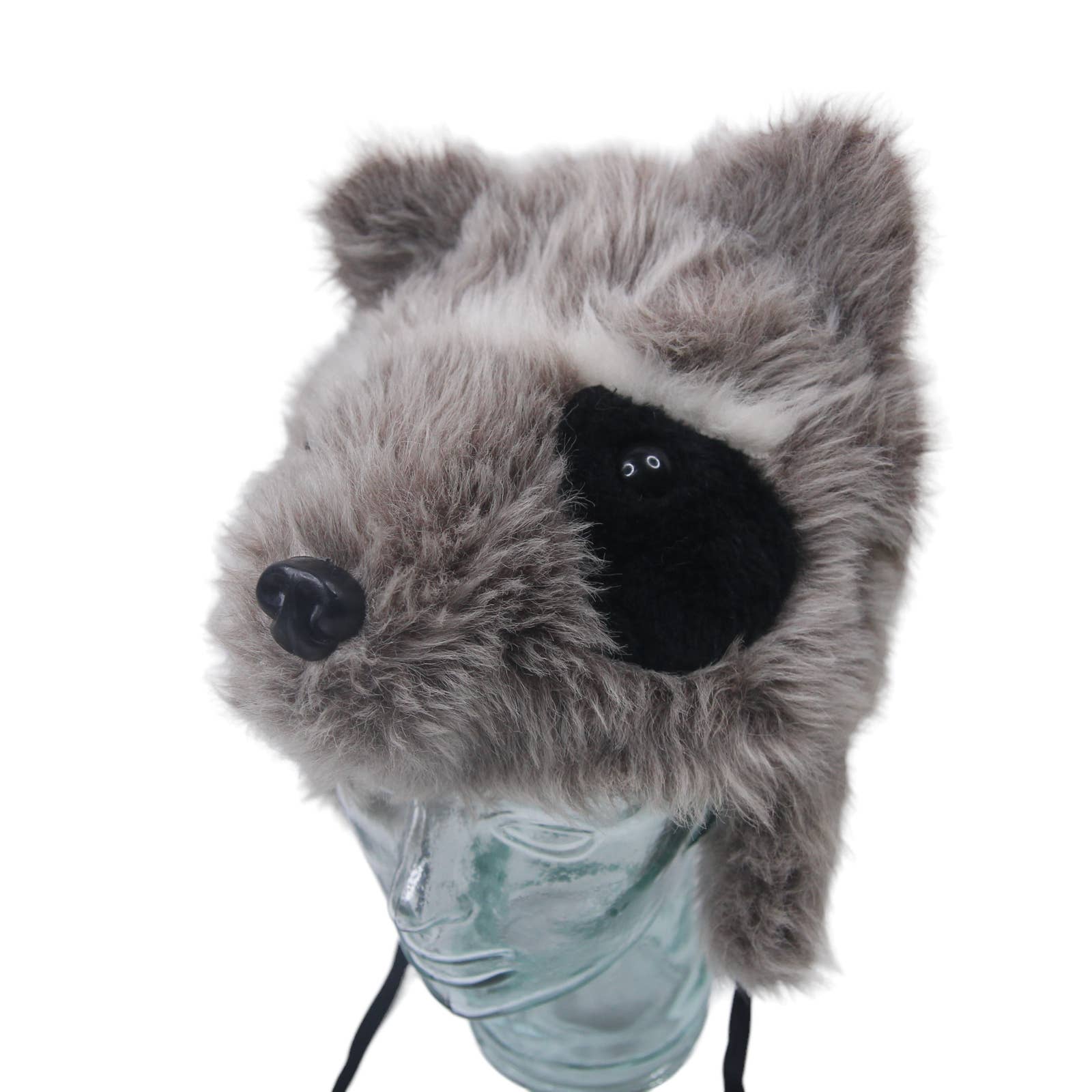NWOT Vintage Racoon Fur Hat from Canada GR Originals Davy Crocket-style Fur Hat Made From Canadian Raccoon With  main image 4