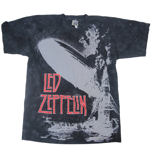Vintage Liquid Blue Led Zepplin Graphic T Shirt - M
