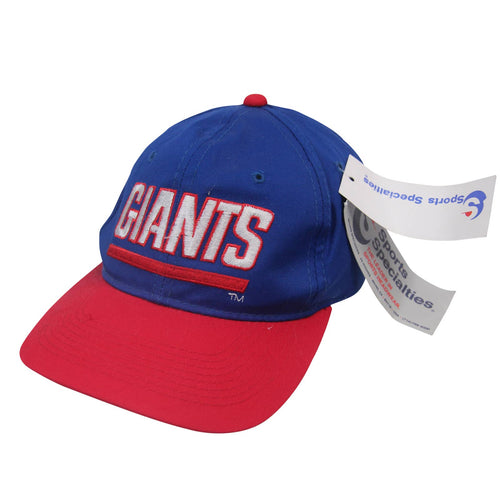 NWT Vintage Sport Specialties New York Giants Spellout Snapback - OS
