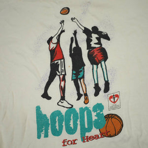 Vintage Hoops for Hearts Graphic T Shirt - M