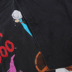 Vintage 1994 Flint Stones Cartoon Allover Graphic T Shirt - XL