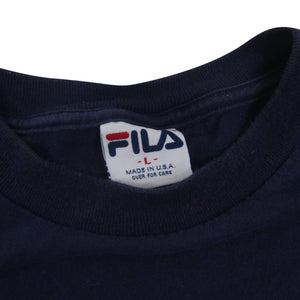 Vintage Fila Spellout Graphic T Shirt - L