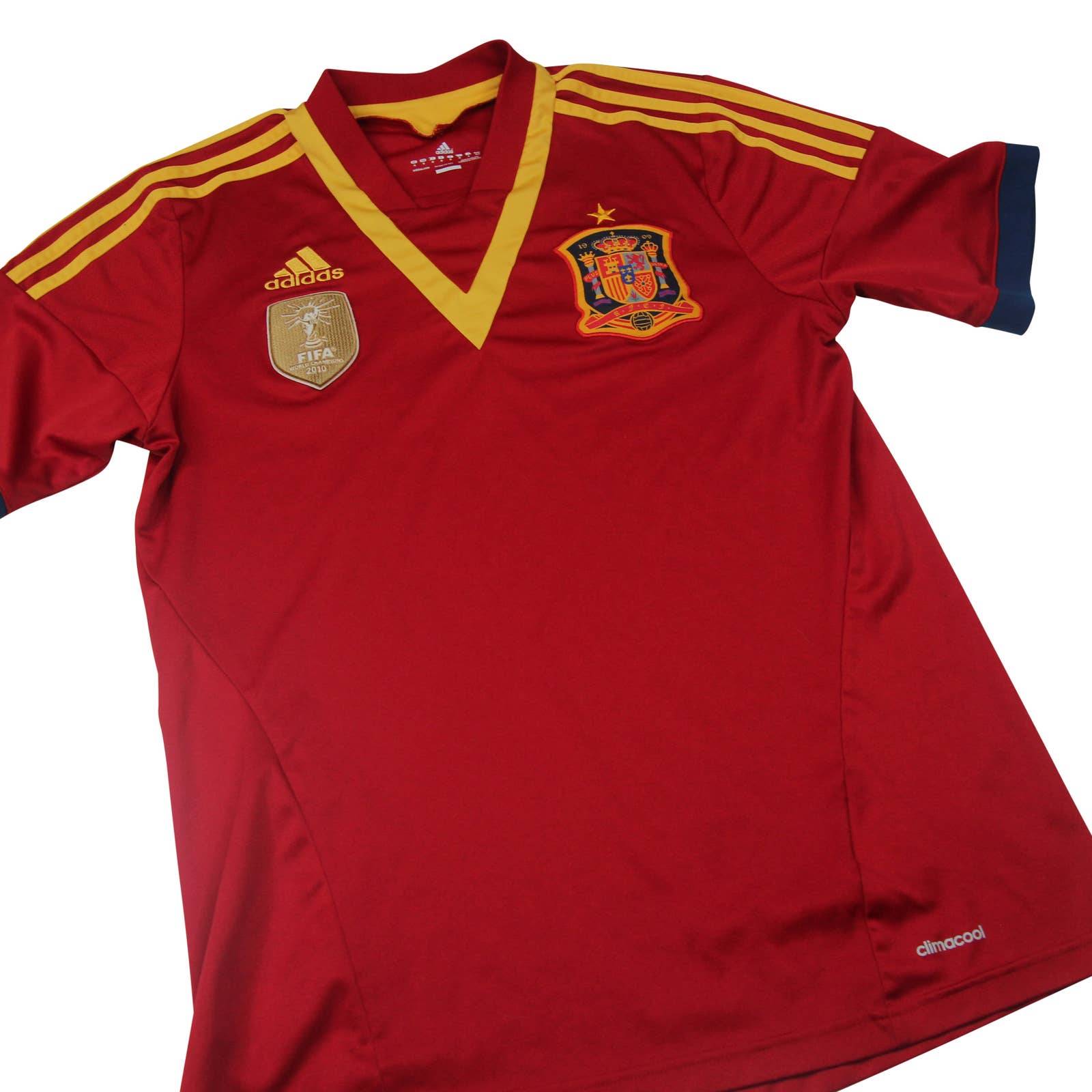 ADIDAS SPAIN 2010 HOME JERSEY