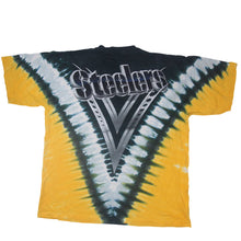 Load image into Gallery viewer, Vintage Liquid Blue Pittsburgh Steelers Tie Dyed Graphic T Shirt - XL