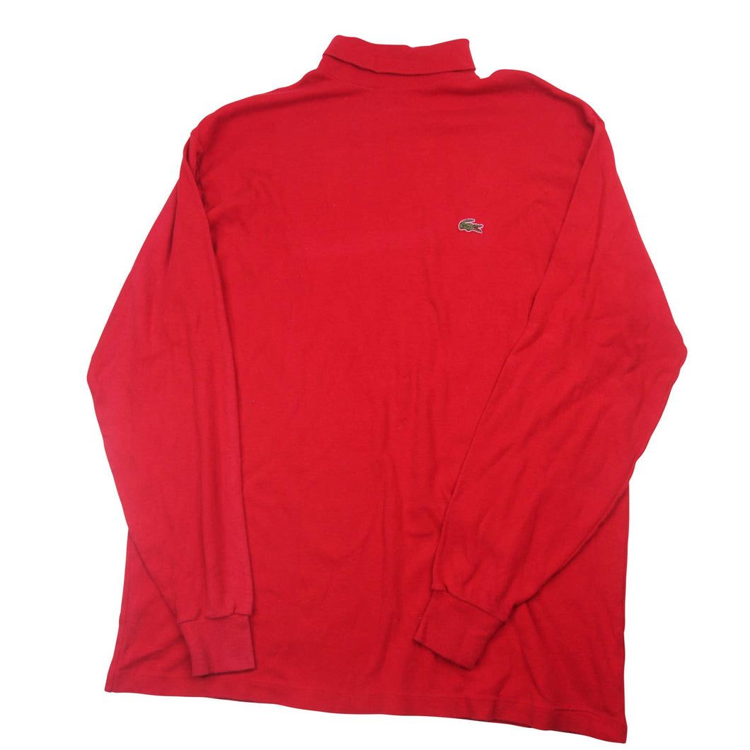 Vintage Lacoste Turtle Neck Long Sleeve Shirt - XL