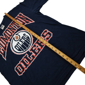 Vintage Edmonton Oilers Hockey Graphic T Shirt - M