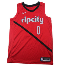 Load image into Gallery viewer, Nike Portland Trail Blazers #0 Dimian Lillard Swingman Jersey - M