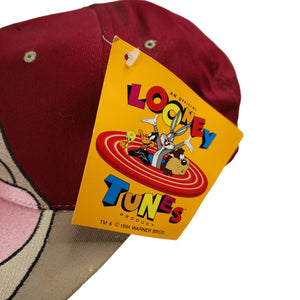 Vintage NWT Looney Tunes Taz Embroidered Hat - OS