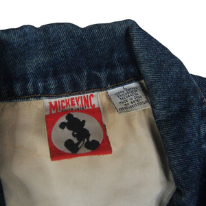 Vintage Disney Mickey Flag Denim Jacket - L