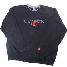 Load image into Gallery viewer, Vintage Champion Embroidered Spellout Sweatshirt - XXL