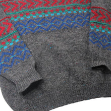Load image into Gallery viewer, Vintage Pendleton Nordic Pattern %100 Wool Sweater