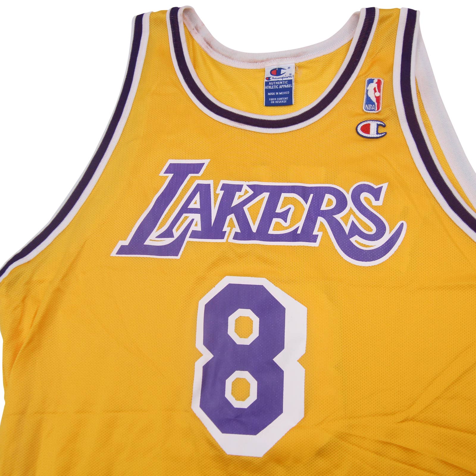Vintage Champion NBA Los Angeles Lakers Kobe Bryant #8 Jersey L 14