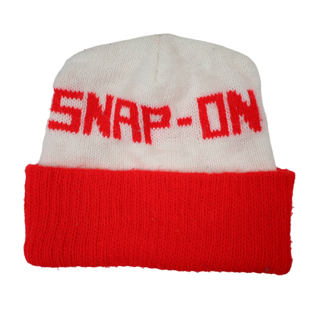 Vintage Snap On Tools Spellout Knit Beanie