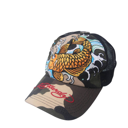 Vintage Ed Hardy Coy Fish Hat - OS