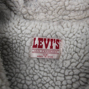 Vintage Levis Distressed Sherpa Jacket - XL