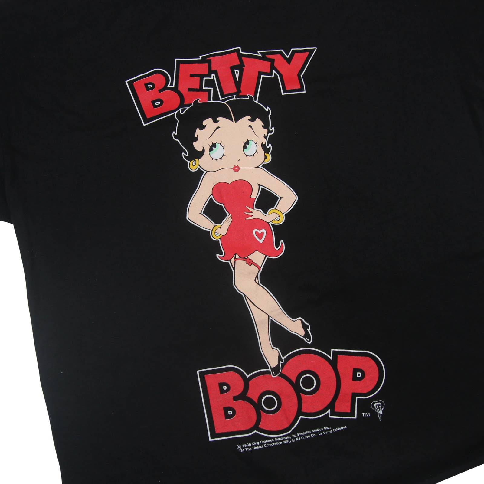 Vintage 90s Betty Boop Cartoon Graphic Tee Streetwear 