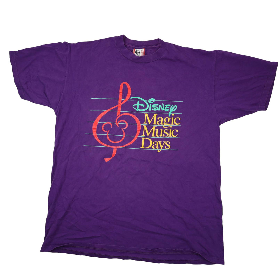 Vintage Disney Magic Music Days Graphic T Shirt - L