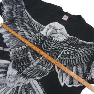 Vintage Huge Eagle Graphic T Shirt - XL