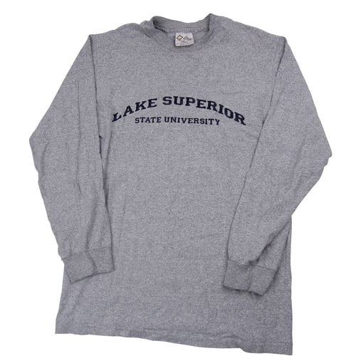 Vintage Lake Superior State University Long Sleeve graphic T Shirt - S